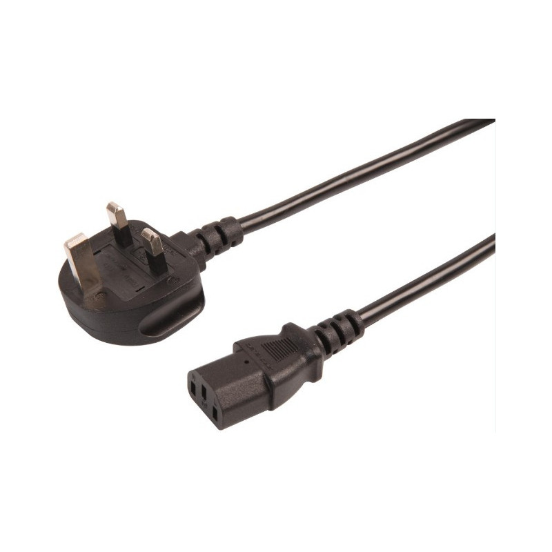UK mains plug (type G), as used in the UK, IRL, Cyprus, Saudi Arabia, Malta and many others.