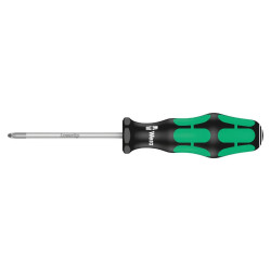 Wera (355 PZ1 X 80) Z1 X 80mm Kraftform Plus Round Blade Screwdriver
