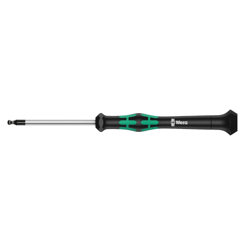 Wera (118092) 2mm x 60mm Micro Round Blade Ballhead Hexagon Screwdriver
