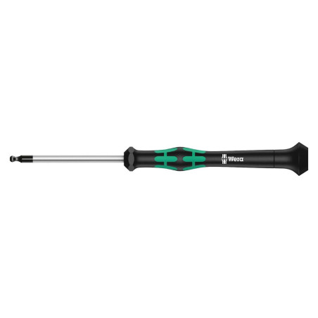 Wera (118092) 2mm x 60mm Micro Round Blade Ballhead Hexagon Screwdriver