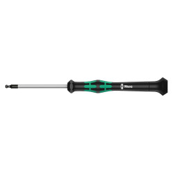 Wera (118090) 1.5mm x 60mm Micro Round Blade Ballhead Hexagon Screwdriver