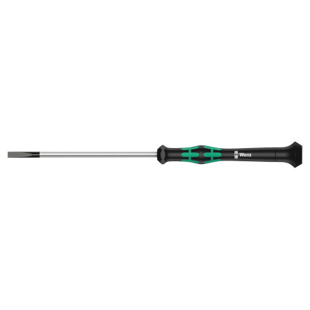 Wera (118008) Screwdriver  Slotted  Precision  80 mm Blade  2.5 mm Tip