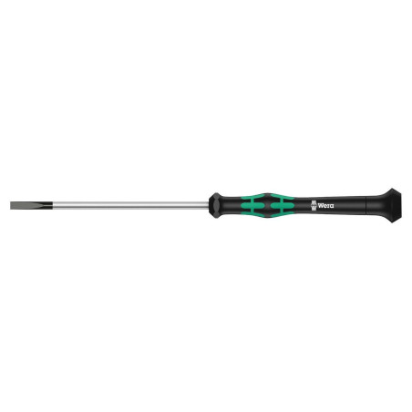 Wera (117990) Screwdriver  Slotted  Precision  40 mm Blade  0.8 mm Tip