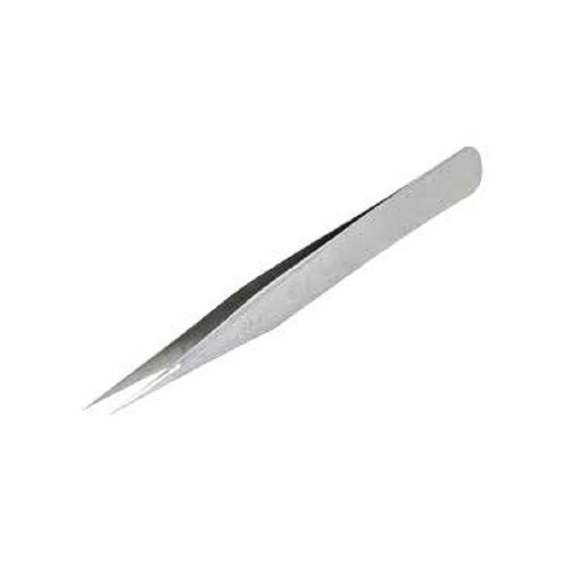 Weller Erem (RRS) Tweezer  Heavy Duty  Straight  Pointed  Stainless Steel