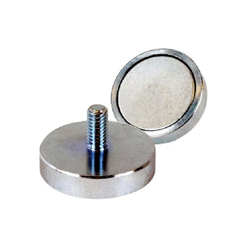 Eclipse Magnetics (E1050/NEO) Magnet  Pot  Shallow  Neodymium  10mm  4.5mm