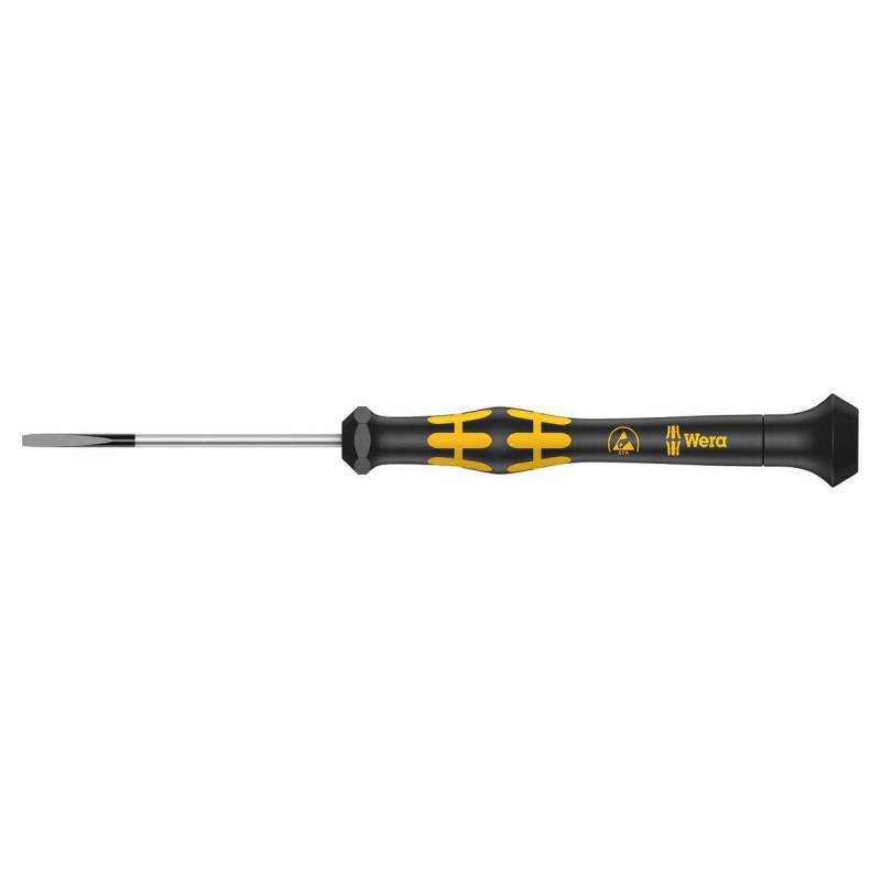 Wera (030106) Screwdriver, Slotted, Precision, 80mm Blade, 3.5mm Tip