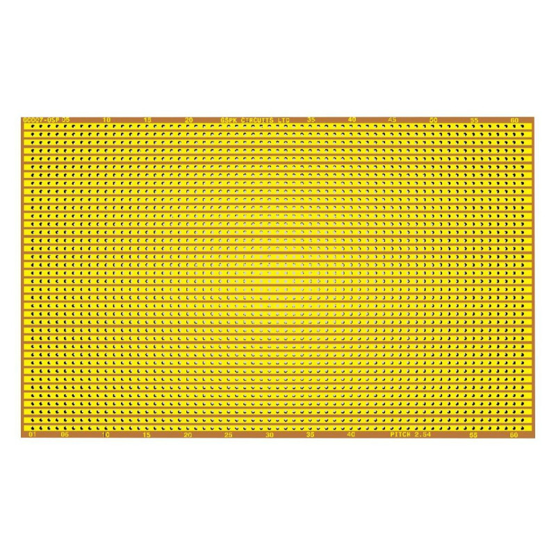 GSPK Circuits (GC007-OSP) Prototyping Board  FR2  100mm x 160mm