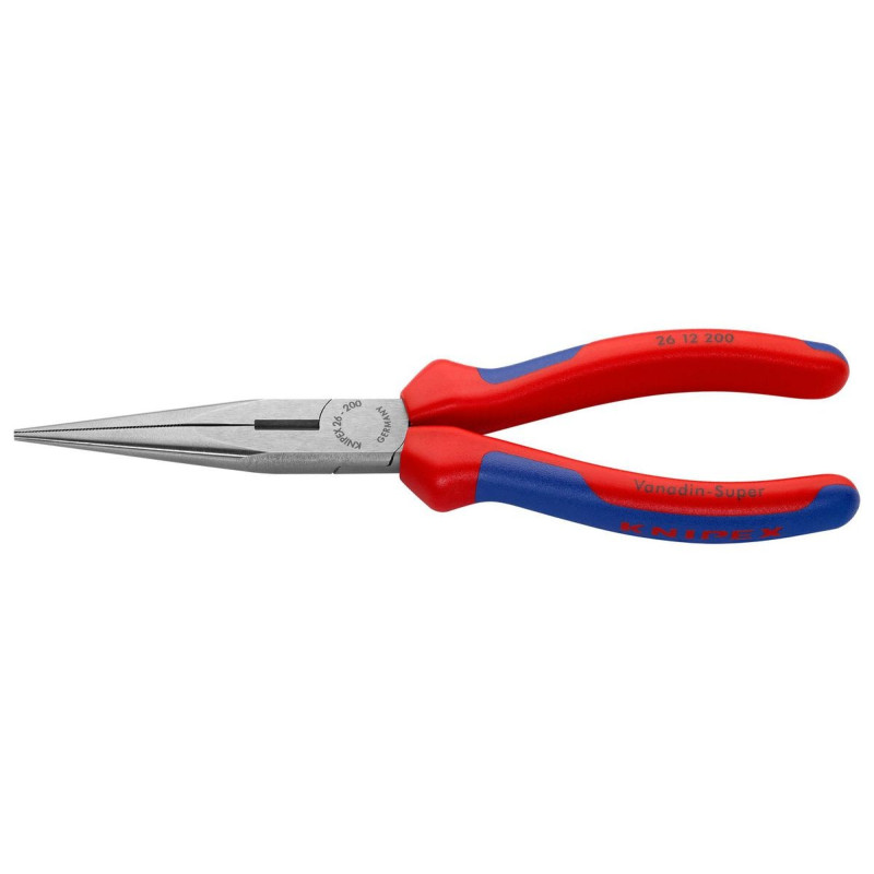 Knipex (26 12 200) 200mm Straight Jaw Snipe Nosed Side Cutting Pliers