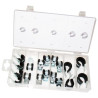 Duratool (D01882) Clamp Set, Steel with Rubber Insert