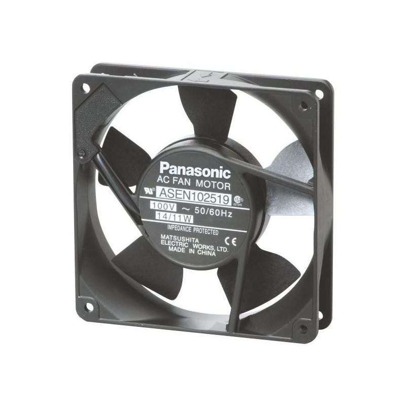 Panasonic (ASEN102549) AC Axial Fan, 200V, Square, 120 mm, 25 mm